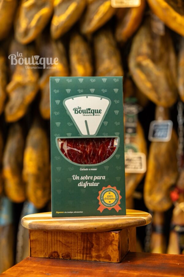 SOBRE JAMON 100% IBERICO DE BELLOTA JABUGO 100GR.