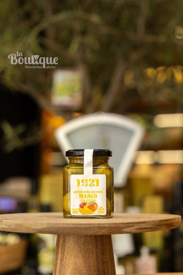 ACEITUNA GORDAL RELLENA DE MANGO 1921 300GR.