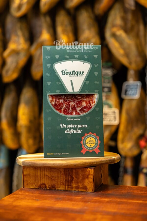 SOBRE PALETA 50% IBERICA DE BELLOTA 100GR.