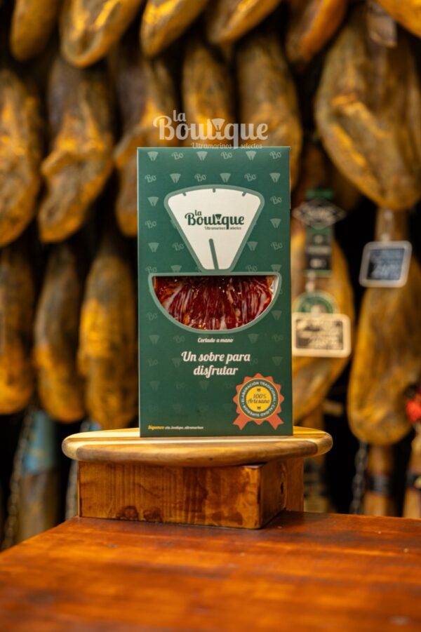 SOBRE PRESA 100% IBERICO DE BELLOTA 100GR