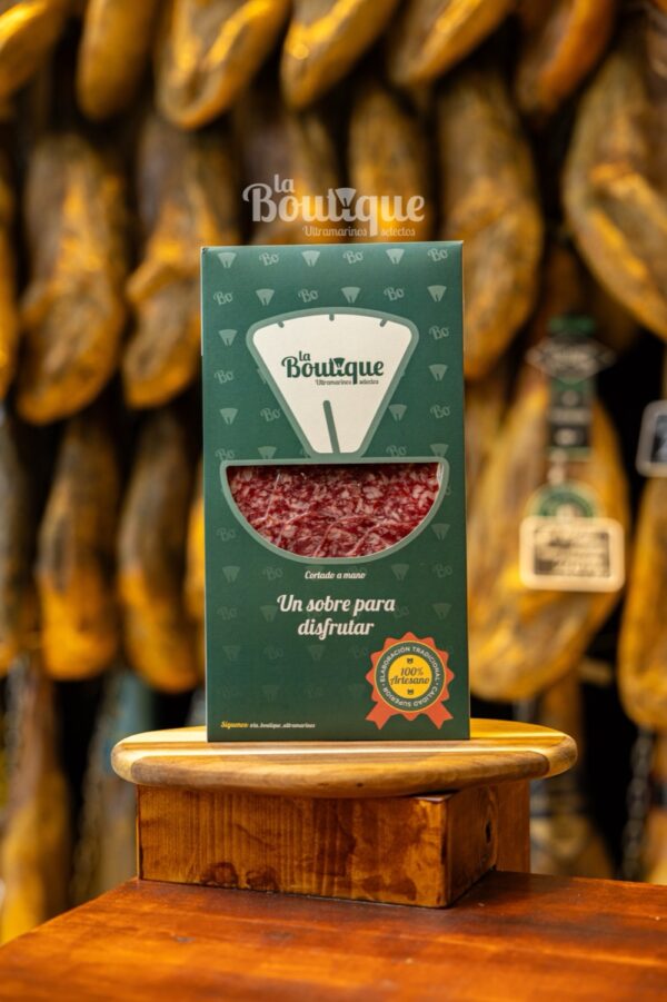 SOBRE SALCHICHON IBERICO DE BELLOTA 100GR.