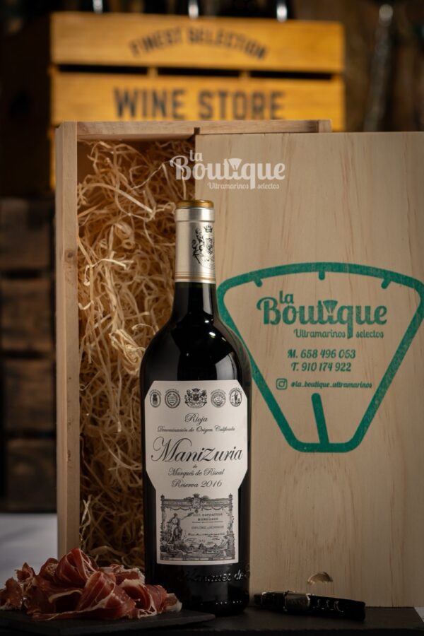 MANIZURIA RESERVA 2016 MASQUES DE RISCAL RIOJA DO